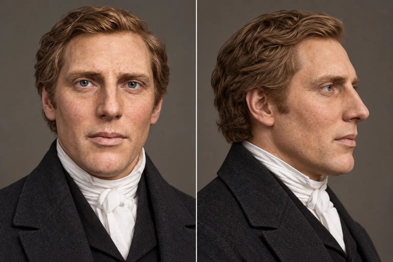 Breadth from the front, projection from the side — newly made interpretive Joseph artwork