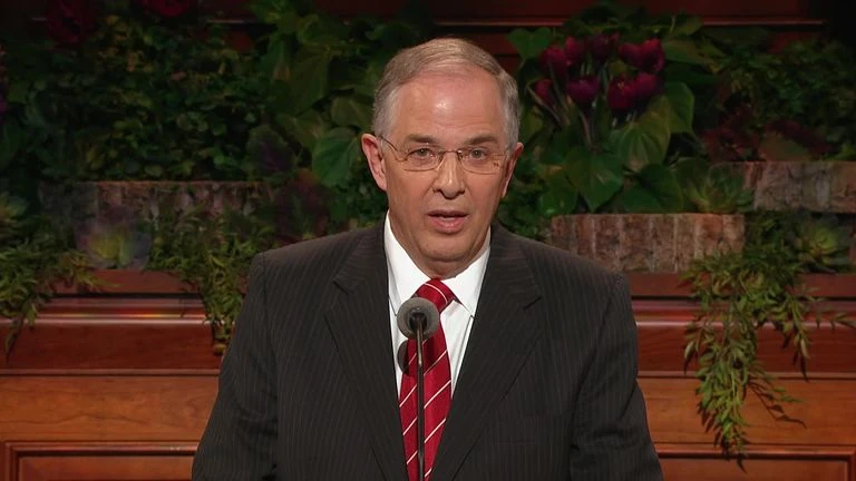 Elder Neil L. Andersen speaking in General conference · October 2015