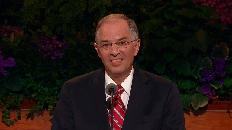 Elder Neil L. Andersen speaking in General conference · October 2012