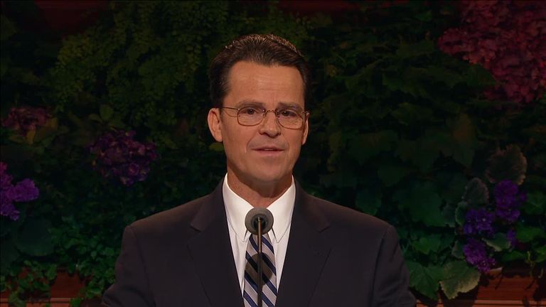Elder Shayne M. Bowen speaking in October 2012