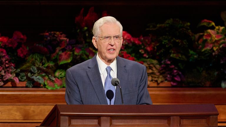 Elder D. Todd Christofferson speaking at October 2025 general conference